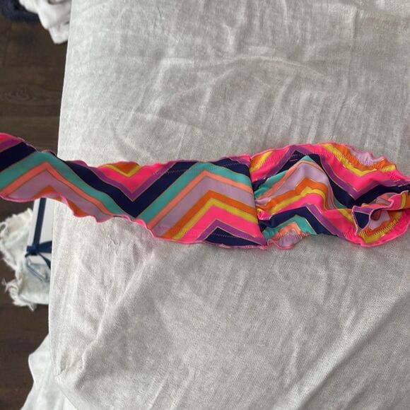 Victoria's Secret rainbow bikini bandeau M - Picture 3 of 6